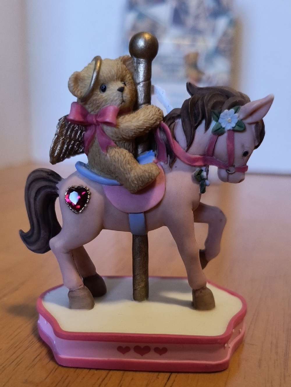 Cherished Teddies January Carousel Figurine B1